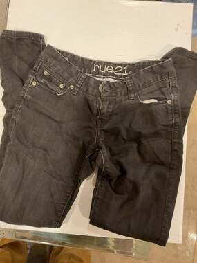 rue21 Black Skinny Denim Jeans